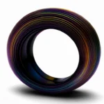 un anillo conceptual, construcción hilos finos de metal